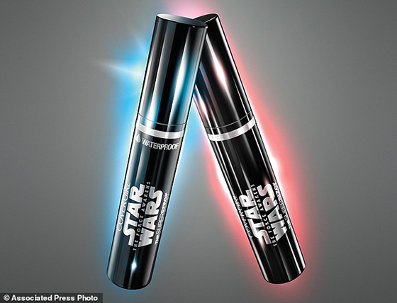 covergirl makeup with packaging design for star wars the force awakens