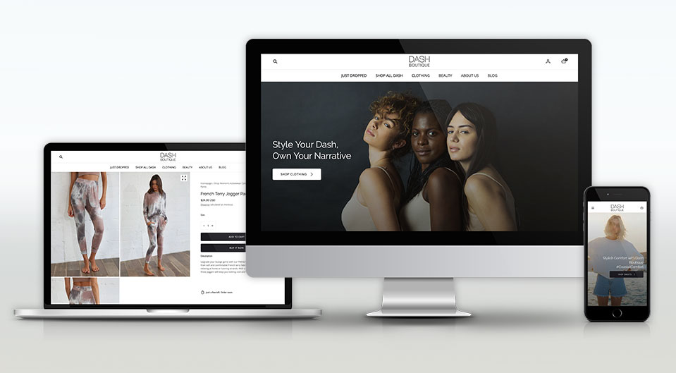 Shopify website design